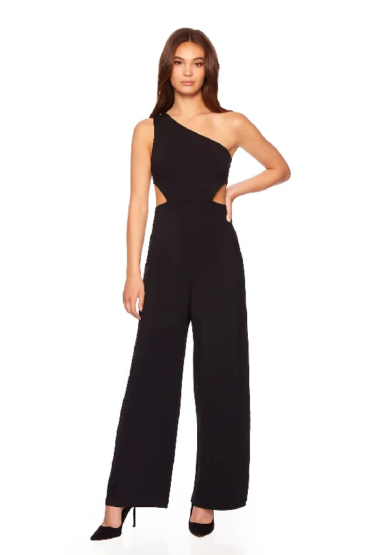 women's evening dressesone arm cut out jumpsuit