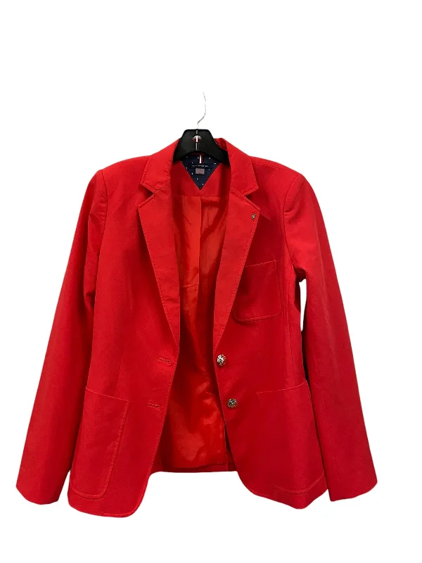 women's coats for day-to-night transitionsBlazer By Tommy Hilfiger In Red, Size: M