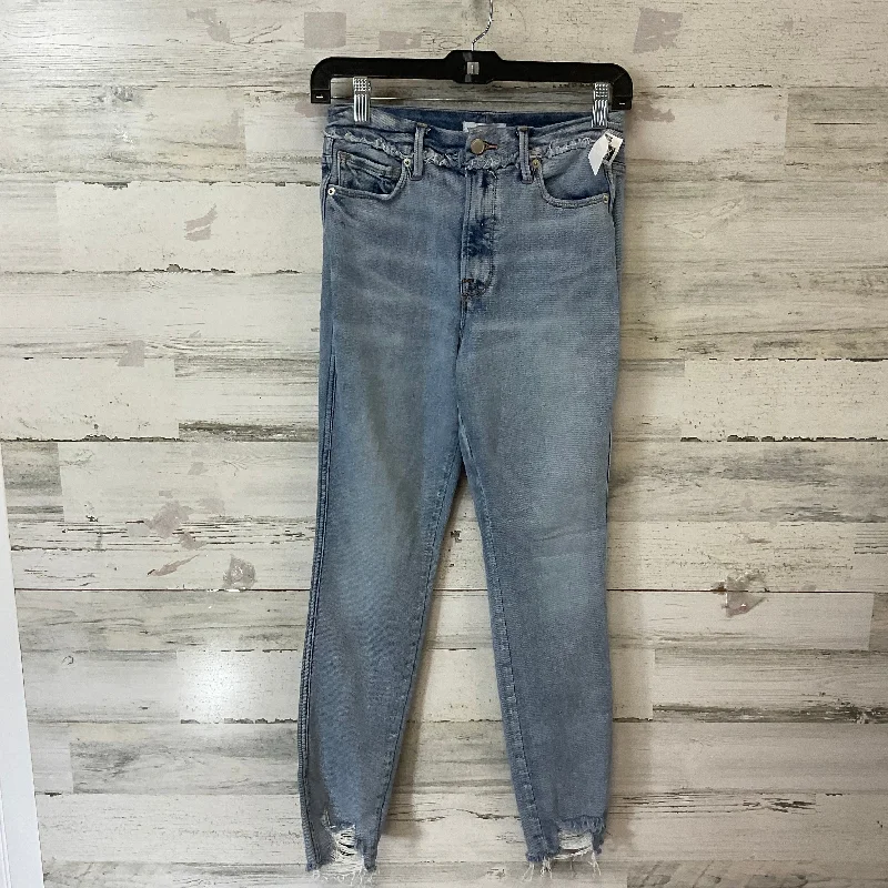 Jeans Skinny By Good American In Blue, Size: 4