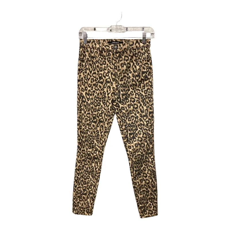 Jeans Skinny By J Brand In Animal Print, Size: 0