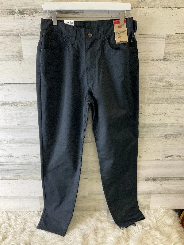 Jeans Straight By Levis In Black, Size: 10