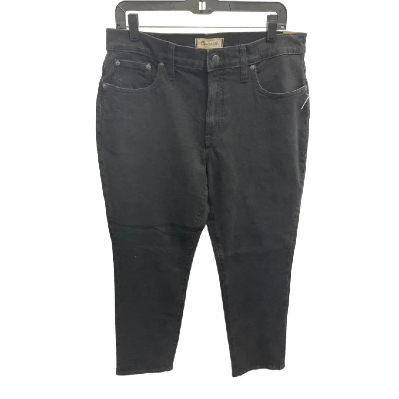 Jeans Straight By Madewell In Black, Size: 10