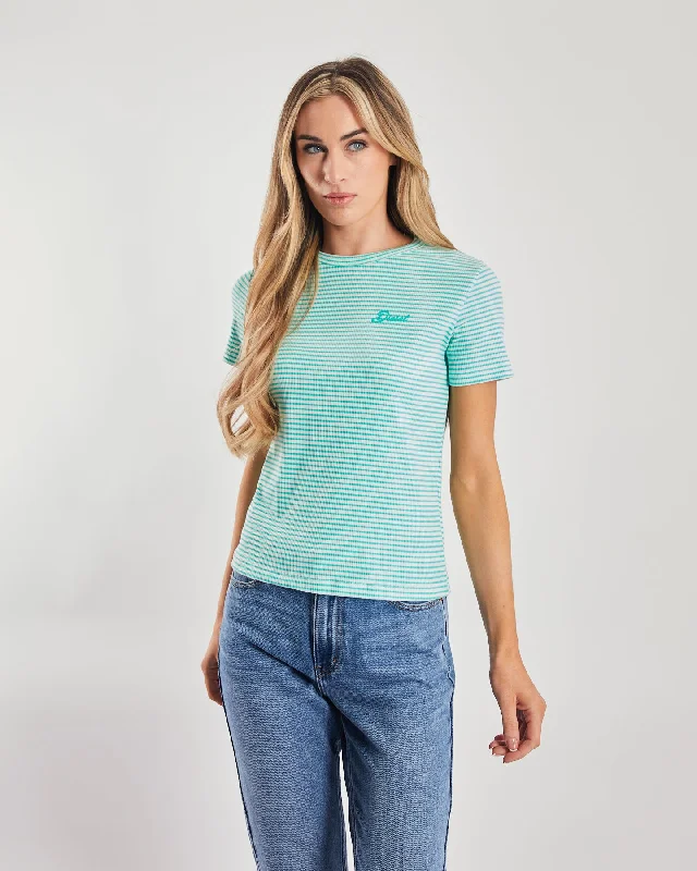 women's tops with floral printsHelga T-Shirt Soft Jade