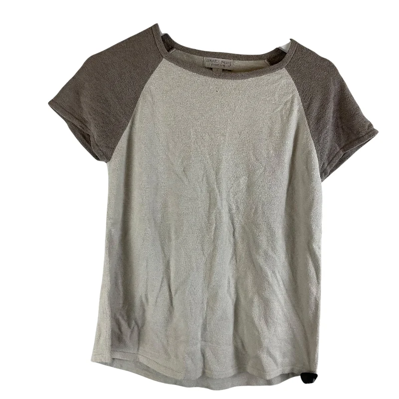 women's tops for those who want to create outfits that are both unique and memorableTop Short Sleeve By Barefoot Dreams In Cream, Size: S