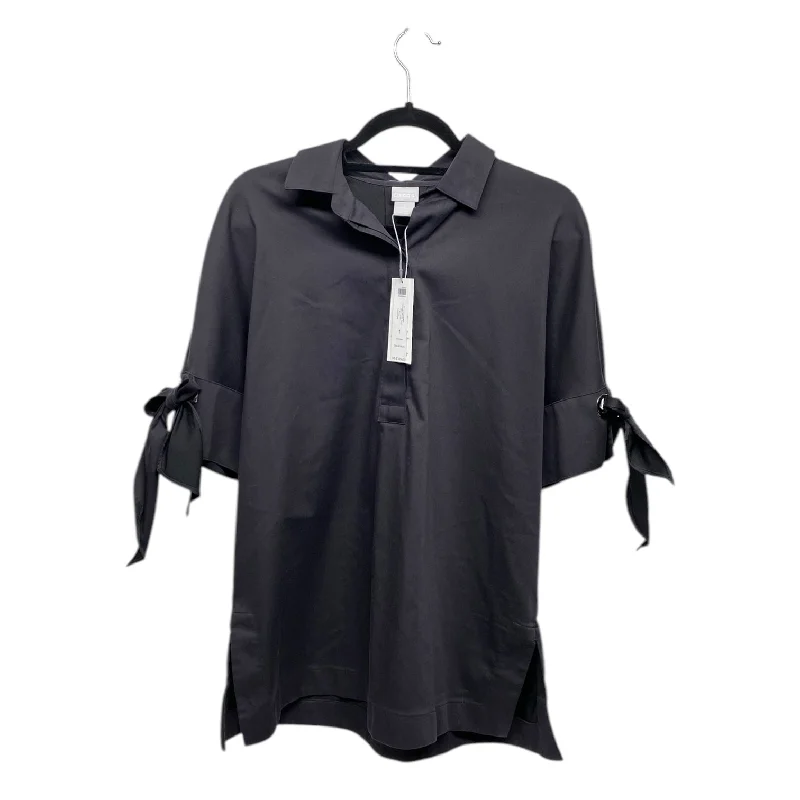 women's tops for those who want to stay on top of the latest fashion trends and wear pieces that are both stylish and on-trendTop Short Sleeve By Chicos In Black, Size: M