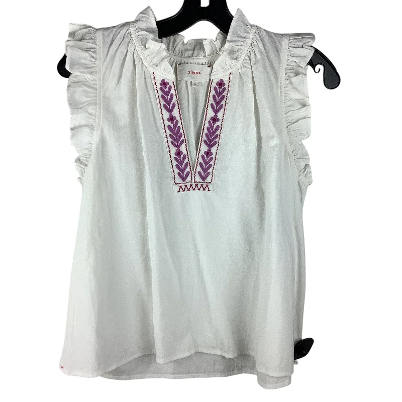 women's tops for those who refuse to compromise on styleTop Short Sleeve By Cmc In White, Size: Xs