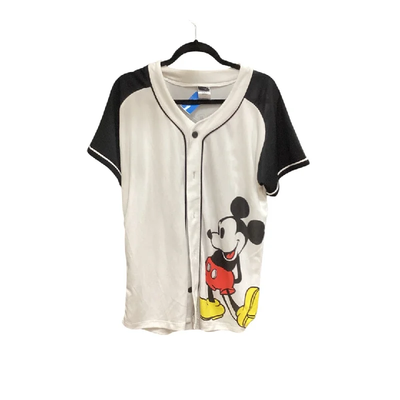 women's tops for those who value both quality and affordabilityTop Short Sleeve By Disney Store In Black, Size: Xl