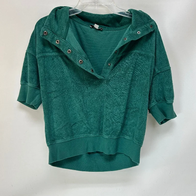 women's tops for smart casual looksTop Short Sleeve By Evereve In Green, Size: M