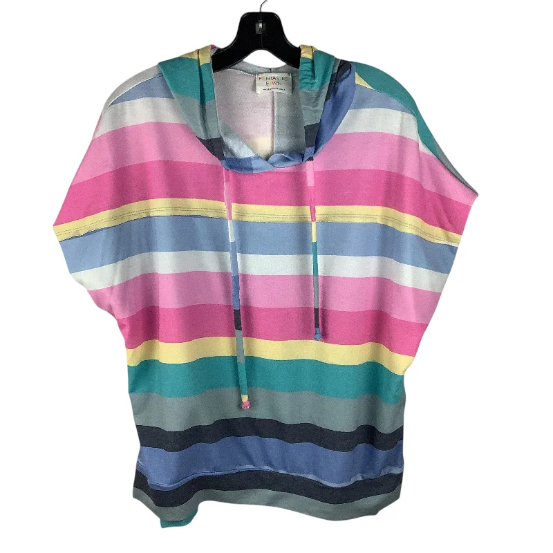 women's tops for those who want to invest in timeless piecesTop Short Sleeve By Fantastic Fawn In Multi-colored, Size: S