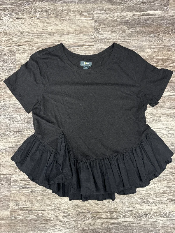 off-the-shoulder women's topsTop Short Sleeve By Maeve In Black, Size: Xl