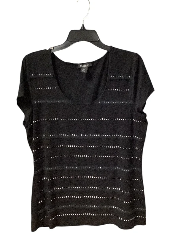 women's tops for those who love to shop for unique findsTop Short Sleeve By White House Black Market In Black, Size: Xl